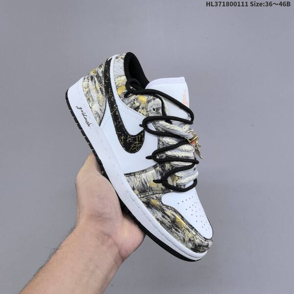 Jordan Air Jordan 1 Low white/light grey/iridescent silver EU 36-46 casual