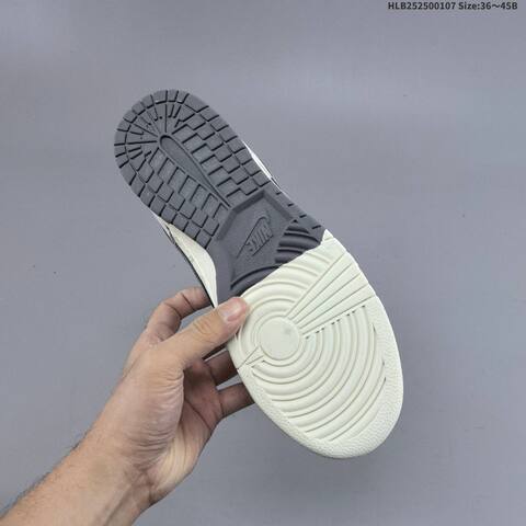 Nike SB Dunk Low Louis Vuitton Custom Off White Light Gray Dark Gray EU 36-45 Skate Shoe - Unisex (BS-62168)