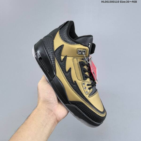 Jordan Air Jordan 3 Black/Gold EU 36-46 basketball