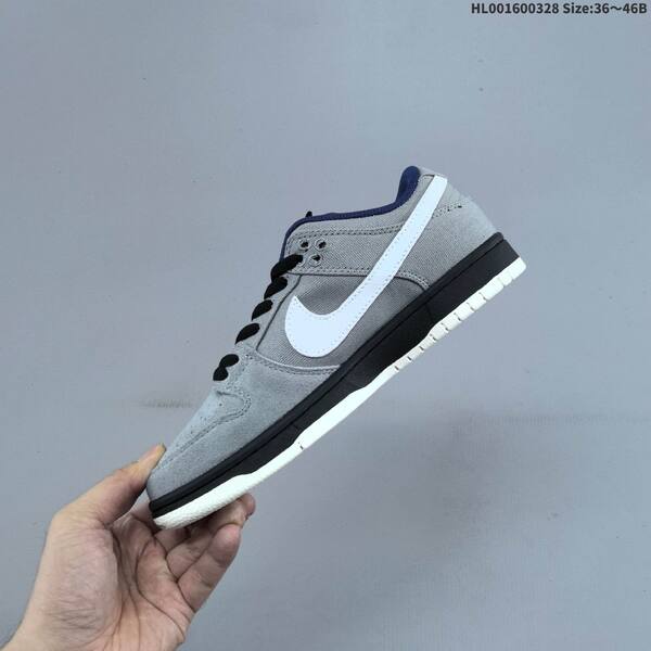 Nike SB Dunk Low grey white navy black EU 36-46 skate shoe