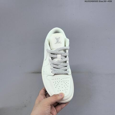 Nike Air Jordan 1 Low Off White Light Grey EU 36-45 Sneaker - Unisex (BS-60510)