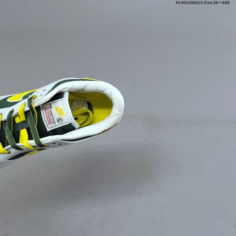Nike SB Dunk Low White Dark Green Yellow Sail EU 36-46 Skate Shoe - Unisex (BS-59887)