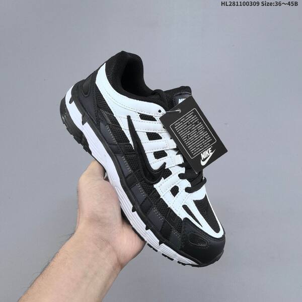 Nike P-6000 black white cream EU 36-45 running shoe