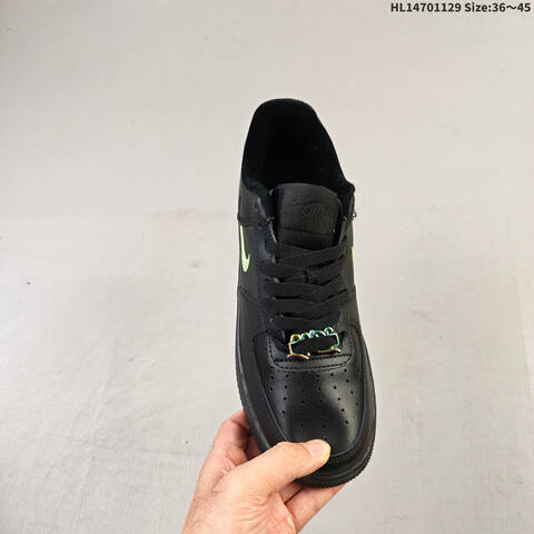 Nike Air Force 1 07 Black Neon Green EU 36-45 Sneaker - Unisex (BS-62953)