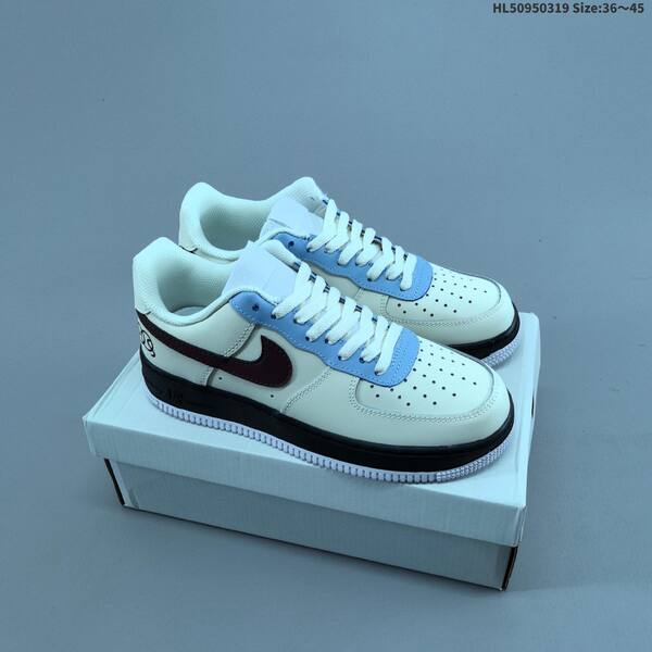 Nike Air Force 1 07 Low white black red gray EU 36-45 sneaker