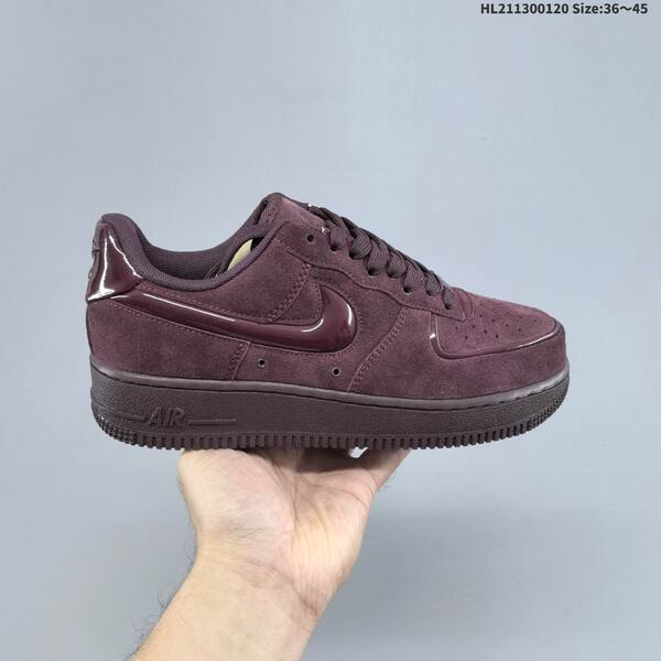 Nike Air Force 1 Low burgundy light gray EU 36-45 sneaker