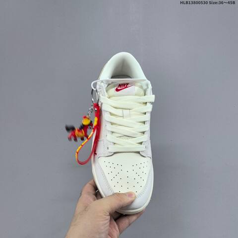 Nike Dunk SB Low Cream Beige Red White EU 36-45 Skate Shoe - Unisex (BS-60055)