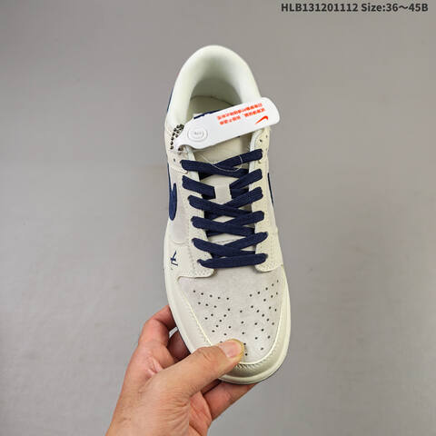 Nike SB Dunk Low Retro DIY Sail Navy Red Grey EU 36-45 Skate Shoe - Unisex (BS-63821)
