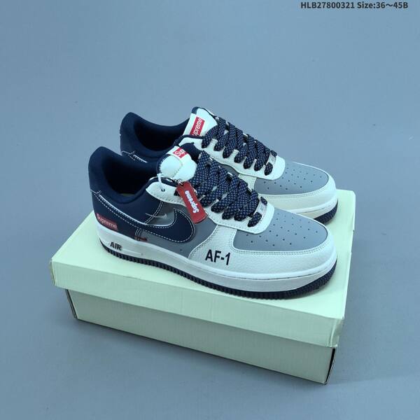 Nike Air Force 1 07 LV8 white black red navy blue EU 36-45 sneaker