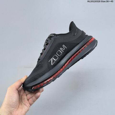 Nike Pegasus Premium Black Red Grey EU 36-45 Running Shoe - Unisex (BS-61083)