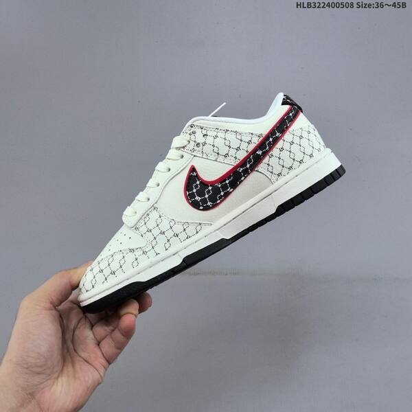 Nike Dunk Low Off White Black Red EU 36 45 skate shoe EU 36-45