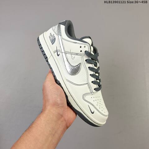 Nike Dunk SB Low Off White Dark Grey Silver EU 36-45 Skate Shoe - Unisex (BS-63299)