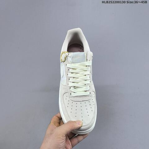 Nike Air Force 1 Low Beige White Red Gold EU 36-45 Sneaker - Unisex (BS-61655)