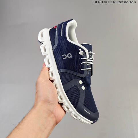 On Cloud 6 Black Navy White EU 36-45 Running Shoe Running Sneakers - Unisex (BS-69819)
