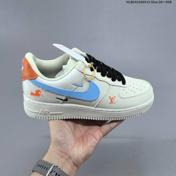 Nike Air Force 1 07 LV8 dark grey orange EU 36-45 sneaker