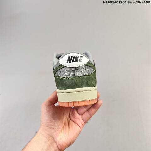 Nike SB Dunk Low Pro Sequoia Dark Green Grey White Black EU 36-46 Skate Shoe - Unisex (BS-62814)