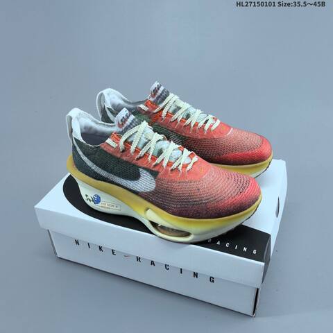 Nike Air Zoom Alphafly Next 3 Red Green White Yellow EU 35 5-45 Running Shoe - Unisex (BS-62272)