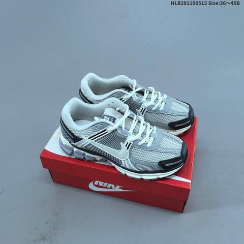 Nike Zoom Vomero 5 Grey White Black Light Green EU 36-45 Running Shoe - Unisex (BS-60317)