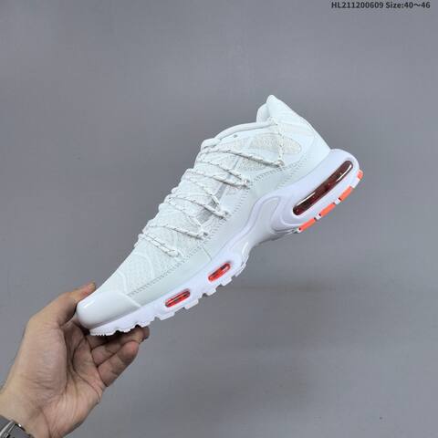 Nike Air Max Plus White Orange EU 40-46 Running Shoe - Men's (BS-59923)