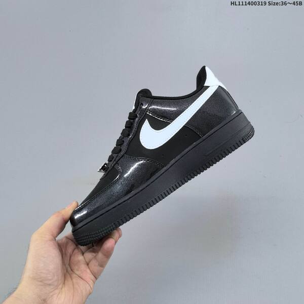 Nike Air Force 1 07 black white silver EU 36-45 sneaker