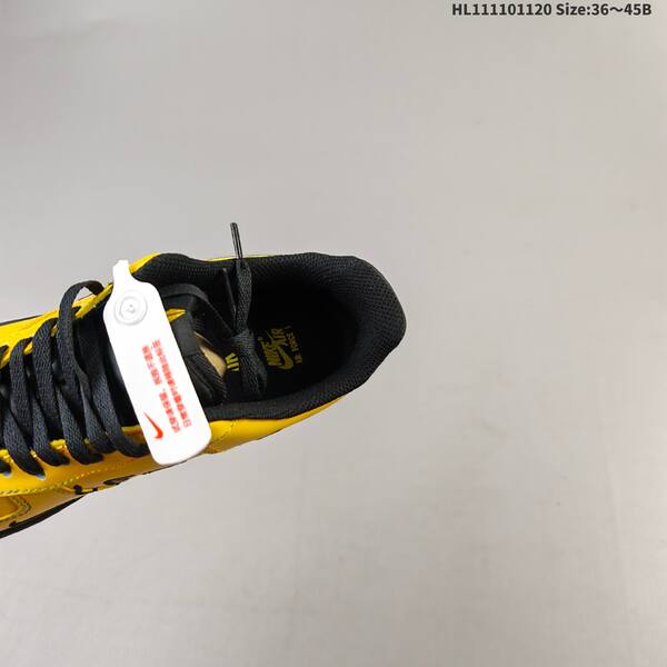 Nike Air Force 1 07 yellow black multicolor EU 36-45 sneaker