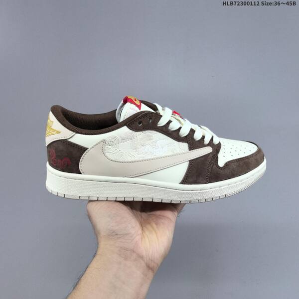 Jordan Air Jordan 1 Low x Travis Scott black/yellow/white and brown/white EU 36-45 casual