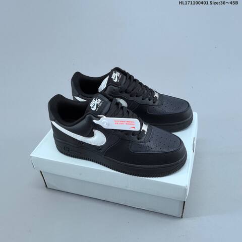 Nike Air Force 1 07 LV8 CU0952 Black White Light Pink EU 36-45 Sneaker - Unisex (BS-60990)