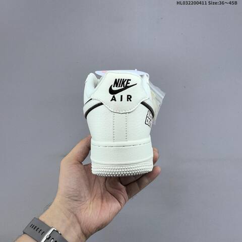 Nike Air Force 1 07 LV8 MM5288-072 Off White Black EU 36-45 Sneaker - Unisex (BS-60811)