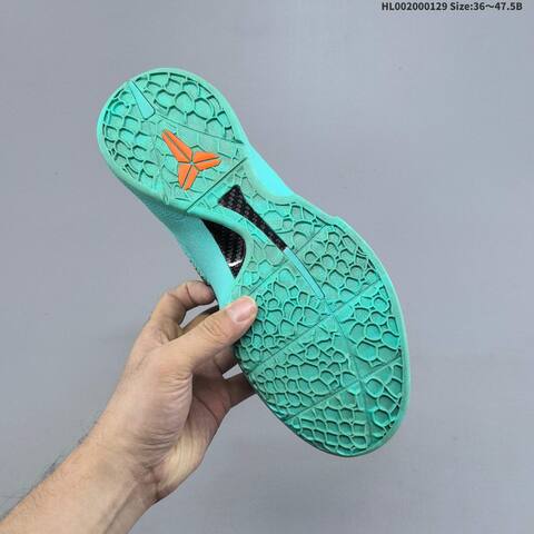 Nike Kobe 6 Protro Statue Of Liberty Turquoise Metallic Gold EU 36-47 5 Basketball Shoe - Unisex (BS-61677)