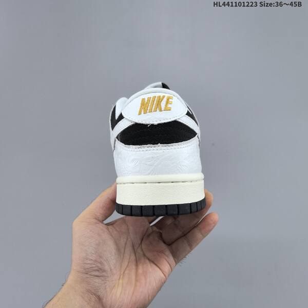 Nike SB Dunk Low Retro DIY black white sail EU 36-45 skate shoe