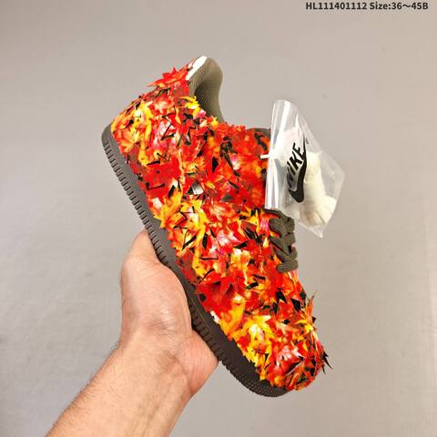 Nike Air Force 1 07 Low Red Orange Yellow Brown Green EU 36-45 Sneaker - Unisex (BS-63827)