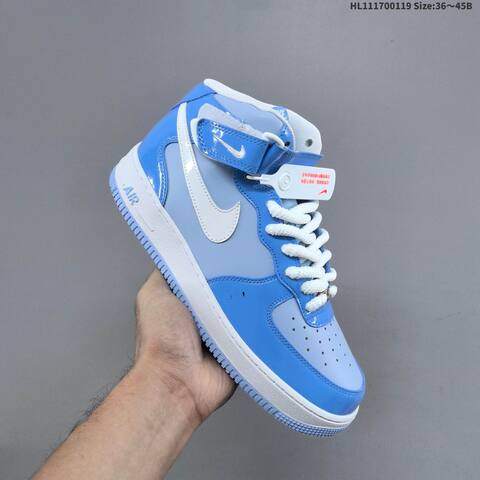 Nike Air Force 1 Mid 07 Blue White Light Blue EU 36-45 Sneaker - Unisex (BS-61890)