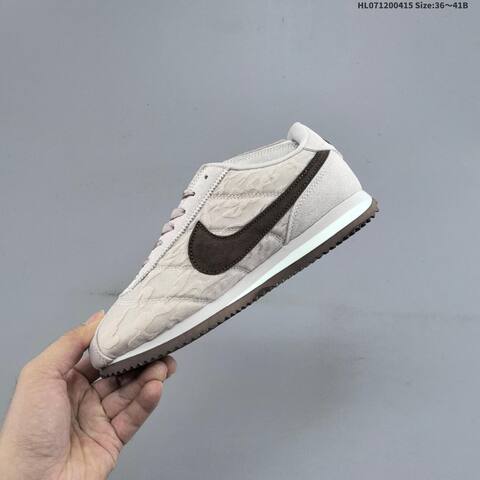Nike Classic Cortez Light Beige Brown White EU 36-41 Sneaker - Unisex (BS-60709)