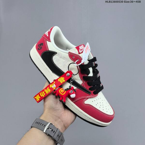 Nike Air Jordan 1 white/red/black 36~45 lifestyle