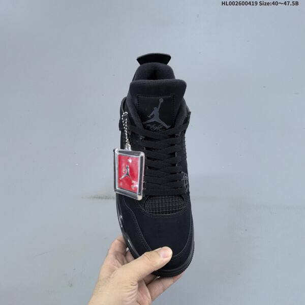Jordan Air Jordan 4 Retro "Black Cat" Black/Black EU 40-47.5 basketball