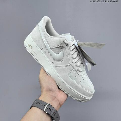 Nike Air Force 1 07 HV4406-001 Light Grey Off White EU 36-46 Sneaker - Unisex (BS-60132)