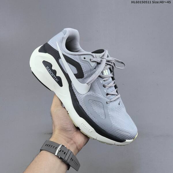 Nike Structure Plus ReactX Air Zoom grey black white purple orange EU 40-45 running shoe