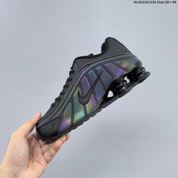 Nike Shox R4 Black Purple Teal EU 36-45 running shoe