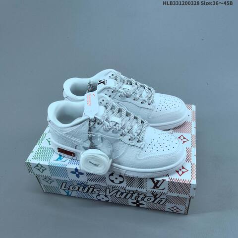 Nike Dunk SB Low Louis Vuitton Off White Red EU 36-45 Skate Shoe - Unisex (BS-61072)