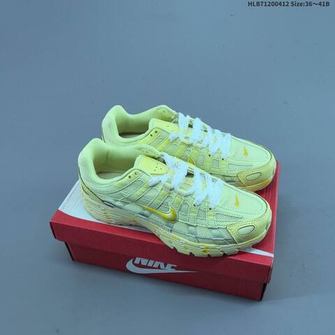 Nike P-6000 White Black Pink Beige EU 36-41 Running Shoe - Unisex (BS-60788)