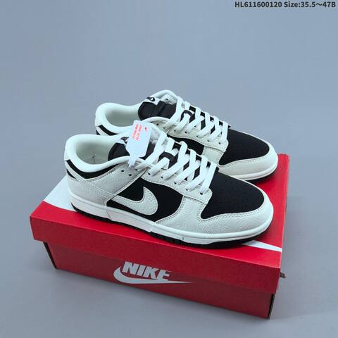Nike Dunk Low Retro DIY Off White Black EU 35 5-47 Skate Shoe - Unisex (BS-61873)
