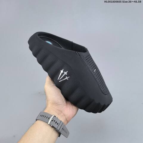 Nike Nocta x Nike Mind 001 Slide Black Silver Blue EU 36-48 5 Slides - Unisex (BS-59972)