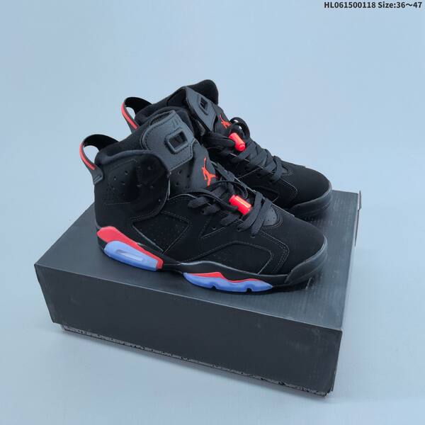 Jordan Air Jordan 6 black/red/blue 36~47 basketball lifestyle