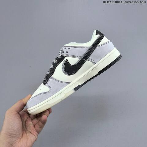 Nike Dunk Low Off White Grey Black Red Navy EU 36-45 Skate Shoe - Unisex (BS-61929)