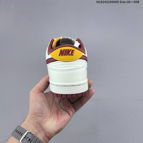 Nike Dunk SB Low FIFA World Cup 2026 Sail Yellow Burgundy White EU 36-45 Skate Shoe - Unisex (BS-59935)