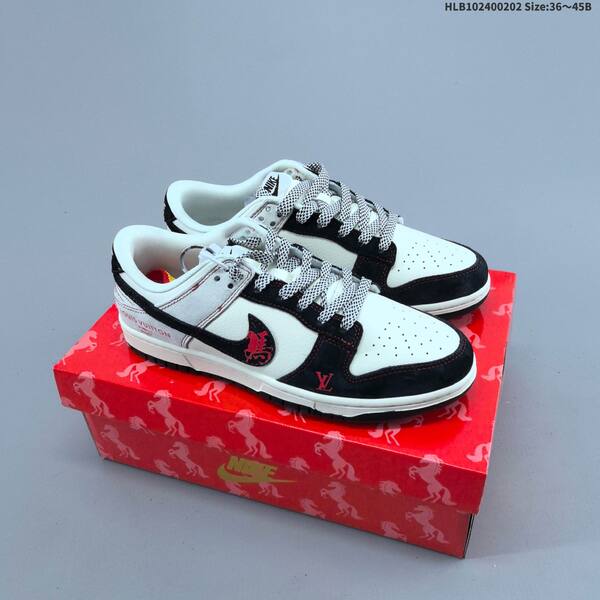 Nike Dunk SB Low red white black gold EU 36-45 skate shoe