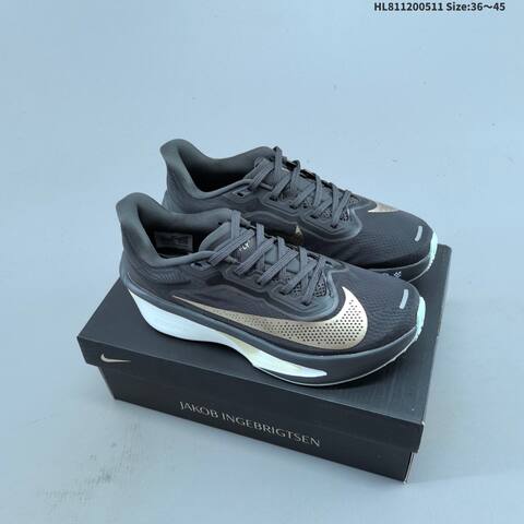 Nike Zoom Fly 6 White Black Grey EU 36-45 Running Shoe - Unisex (BS-60400)