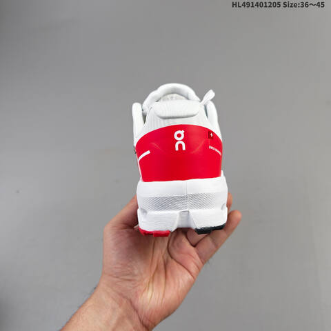 On Cloudvista 2 Waterproof White Red Black EU 36-45 Trail Shoe Trail Running Sneakers - Unisex (BS-69751)