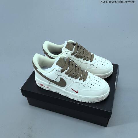 Nike Air Force 1 07 White Light Blue Dark Blue EU 36-45 Sneaker - Unisex (BS-60353)