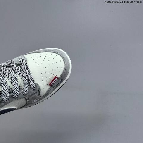 Nike SB Dunk Low Retro DIY White Navy Grey Black Red EU 36-45 Skate Shoe - Unisex (BS-61157)